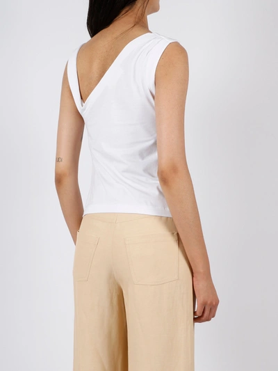 Shop Alberta Ferretti Eco-friendly Jersey Knot Top