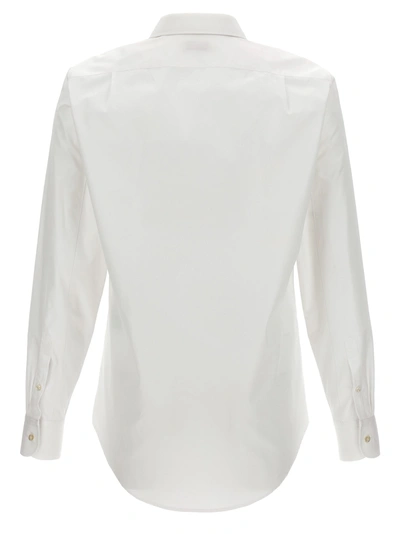 Shop Alexander Mcqueen Embroidered Collar Shirt Shirt, Blouse White