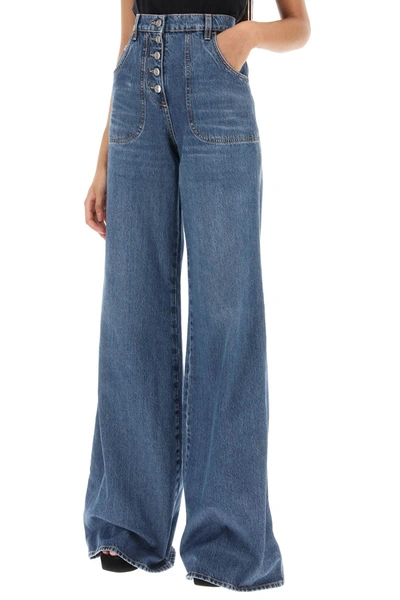Shop Etro Jeans With Back Foliage Motif