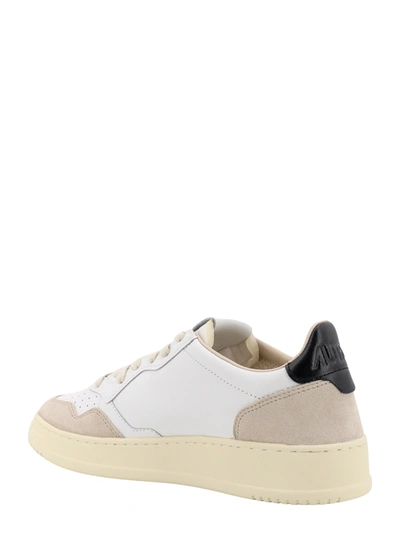 Shop Autry Leather And Suede Sneakers