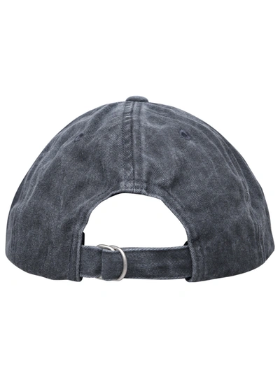 Shop Acne Studios Woman Grey Cotton Hat In Gray