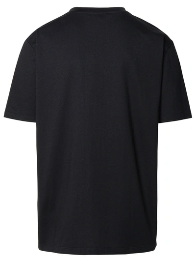 Shop Balmain Man  Black Cotton T-shirt