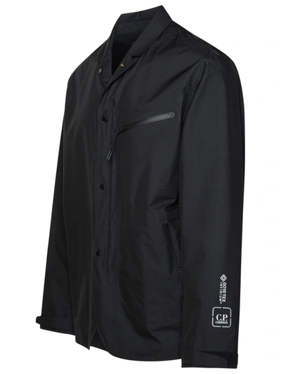 Shop C.p. Company 'goretex' Black Nylon Blazer Man