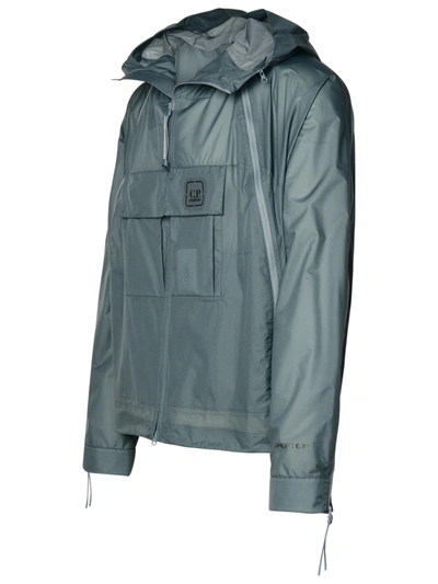 Shop C.p. Company Man  'pertex' Grey Nylon Jacket In Gray
