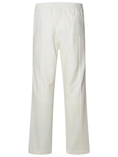 Shop Casablanca White Cotton Pants Man