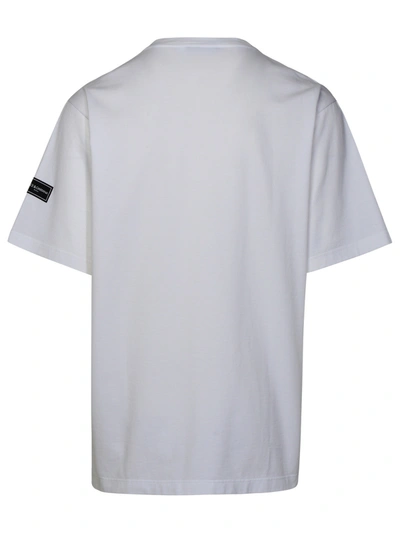 Shop Dolce & Gabbana Man  White Cotton T-shirt