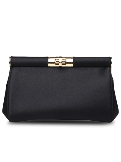 Shop Dolce & Gabbana Woman  Black Silk Blend Bag