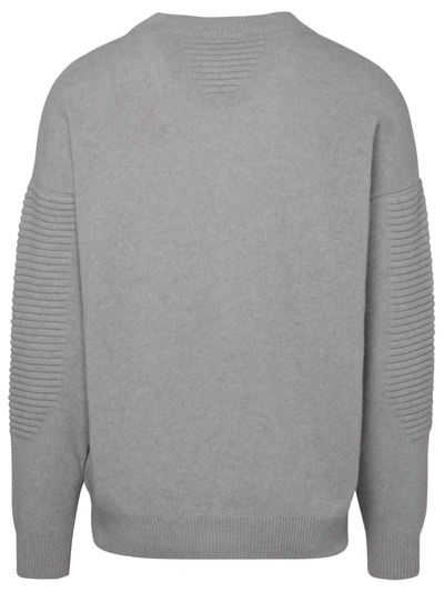 Shop Ferrari Man  Grey Cashmere Blend Sweater In Gray