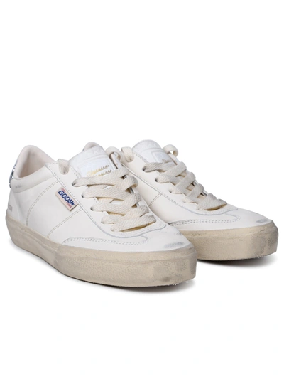Shop Golden Goose Woman  'soul Star' White Leather Sneakers