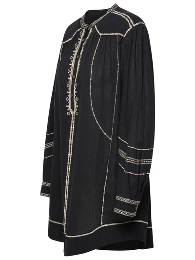 Shop Isabel Marant Étoile Isabel Marant Etoile Woman Isabel Marant Etoile 'pradel' Black Cotton Dress