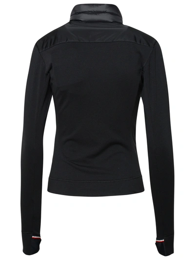 Shop Moncler Grenoble Woman  Grenoble Polyamide Sweater In Black