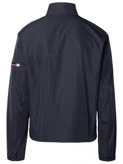 Shop Moncler Man  'ruinette' Navy Nylon Blend Jacket In Blue