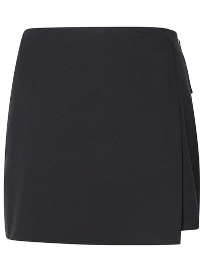 Shop Moncler Woman  Black Polyester Blend Shorts