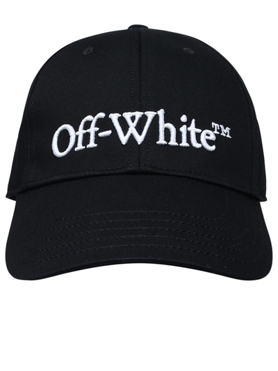 Shop Off-white Black Cotton Hat Man