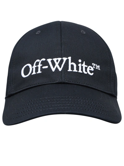 Shop Off-white Woman  Black Cotton Hat