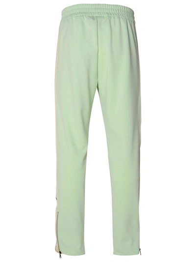 Shop Palm Angels Man  Green Polyester Track Pants