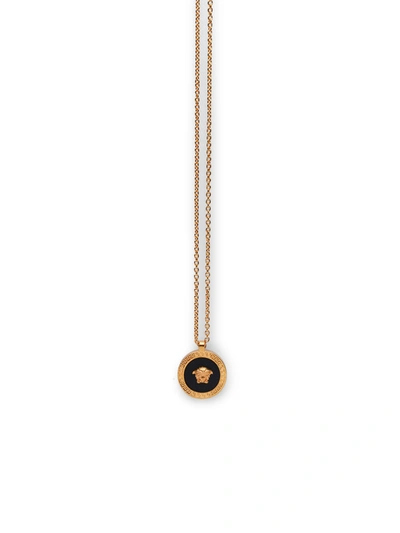 Shop Versace Man 'medusa' Gold Brass Necklace