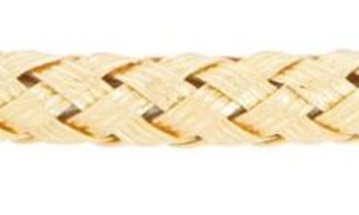 Meshmerise Pavé Diamond 'x' Bangle Bracelet In Yellow Gold