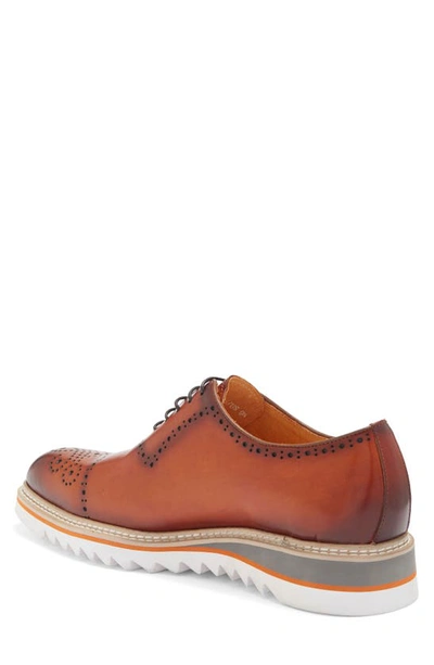 Maison Forte Reims Wholecut Oxford In Cognac
