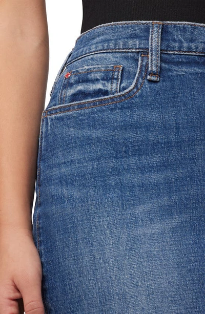 Shop Hudson Jeans Reconstructed Denim Midi Skirt In Arianna