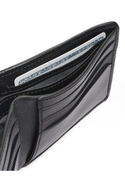 Shop Tumi Alpha Double Billfold Wallet In Dark Green