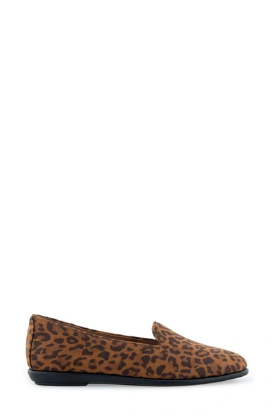 Shop Aerosoles Betunia Smoking Slipper In Leopard Fab Suede