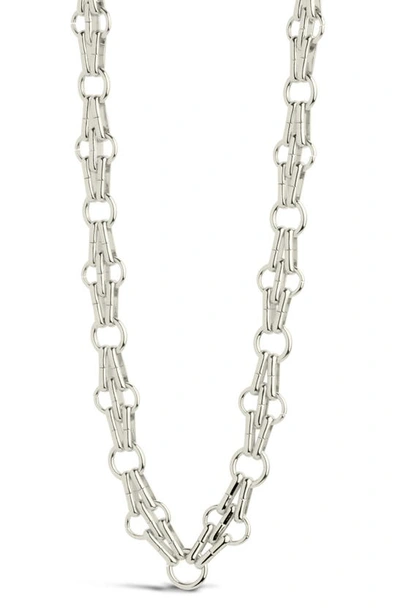 Shop Sterling Forever Asher Chain Necklace In Silver