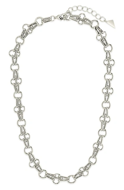 Shop Sterling Forever Asher Chain Necklace In Silver