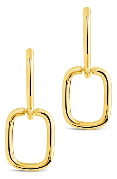 Shop Sterling Forever Talani Link Drop Earrings In Gold
