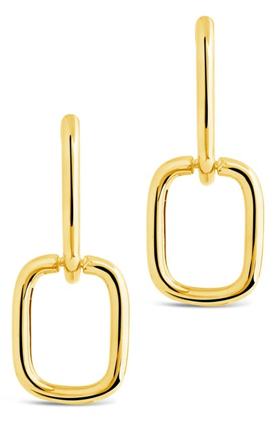 Sterling Forever Talani Link Drop Earrings In Gold