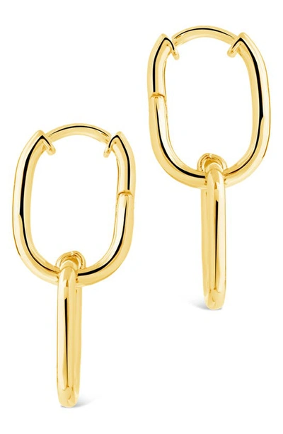 Sterling Forever Talani Link Drop Earrings In Gold