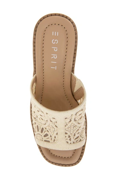 Shop Esprit Pheby Platform Block Heel Sandal In Natural