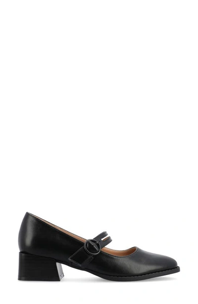 Shop Journee Collection Savvi Mary Jane Pump In Black