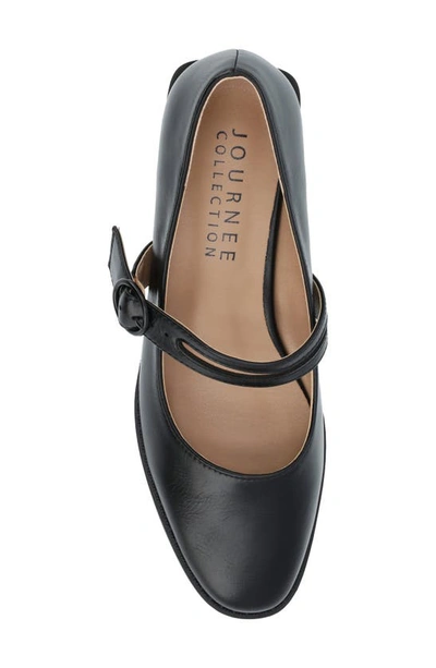 Shop Journee Collection Savvi Mary Jane Pump In Black