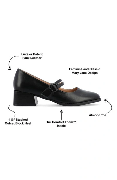 Journee Collection Savvi Mary Jane Pump In Black