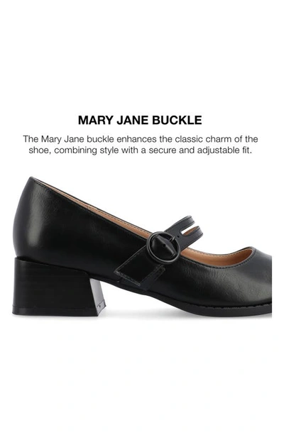 Shop Journee Collection Savvi Mary Jane Pump In Black
