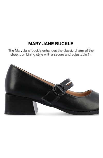 Journee Collection Savvi Mary Jane Pump In Black