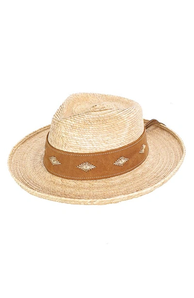 Shop Peter Grimm Aislinn Fedora Hat In Natural