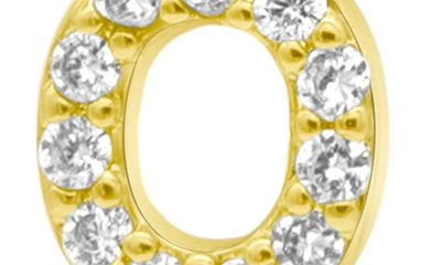 Shop Adornia Crystal Initial Drop Earrings In Gold-o