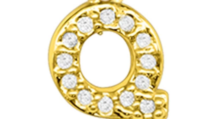 Adornia Initial & Heart 2-pack Stretch Bracelets In Gold-q