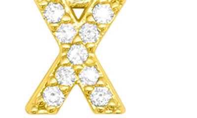 Adornia Initial & Heart 2-pack Stretch Bracelets In Gold-x