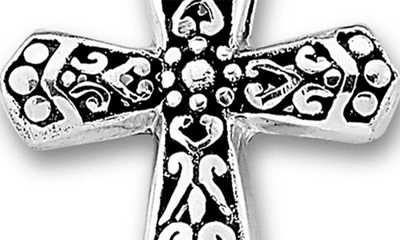 Samuel B. Balinese Design Charm Bracelet In Silver - Cross