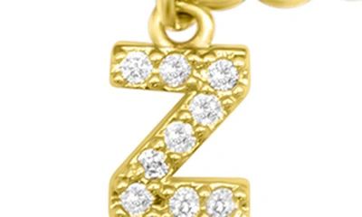 Shop Adornia Initial & Heart 2-pack Stretch Bracelets In Gold-z