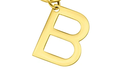 Adornia Initial Pendant Layered Chain Necklace In Gold-b