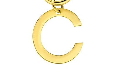 Adornia Initial Pendant Layered Chain Necklace In Gold-c