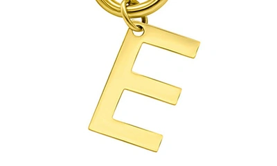 Adornia Initial Pendant Layered Chain Necklace In Gold-e