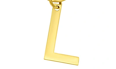 Adornia Initial Pendant Layered Chain Necklace In Gold-l