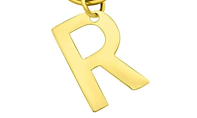 Adornia Initial Pendant Layered Chain Necklace In Gold-r