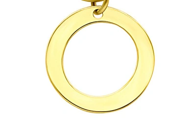 Adornia Initial Pendant Layered Chain Necklace In Gold-o