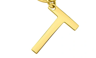 Adornia Initial Pendant Layered Chain Necklace In Gold-t